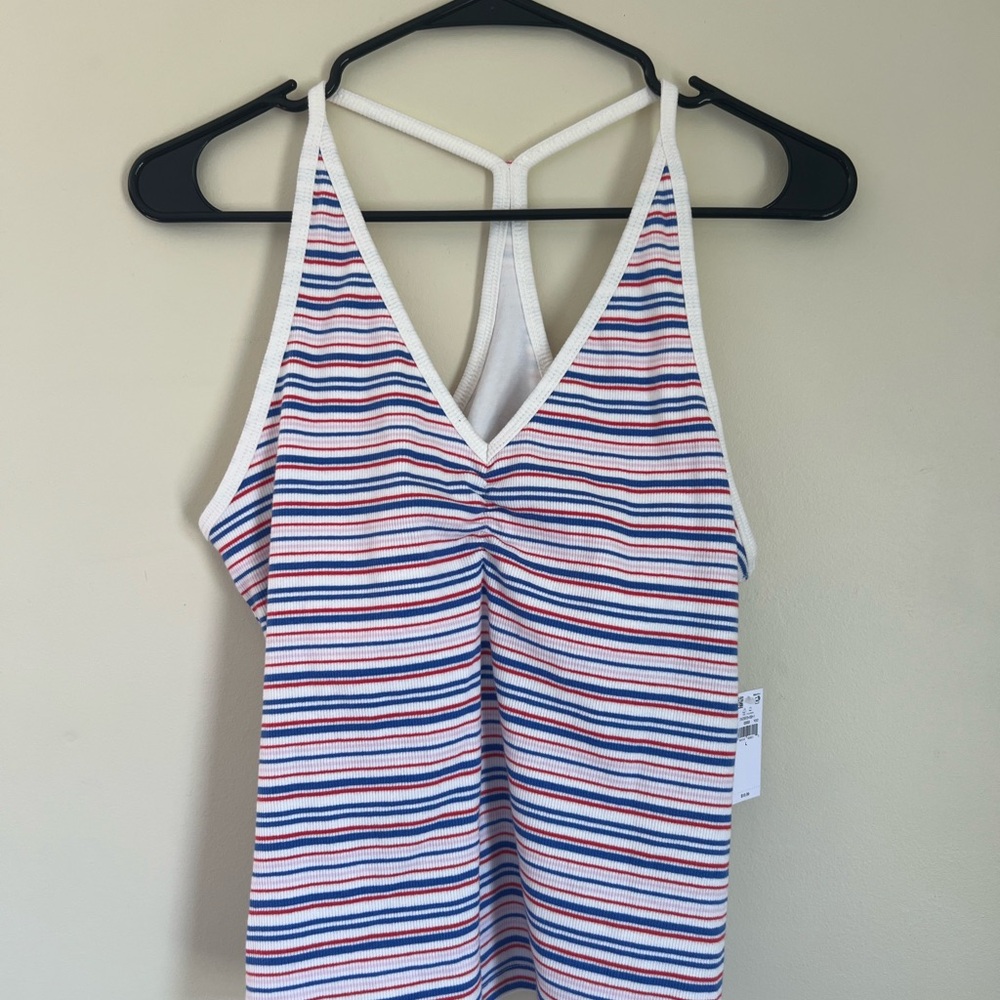Old Navy Striped Tank Top - Red, Blue, White